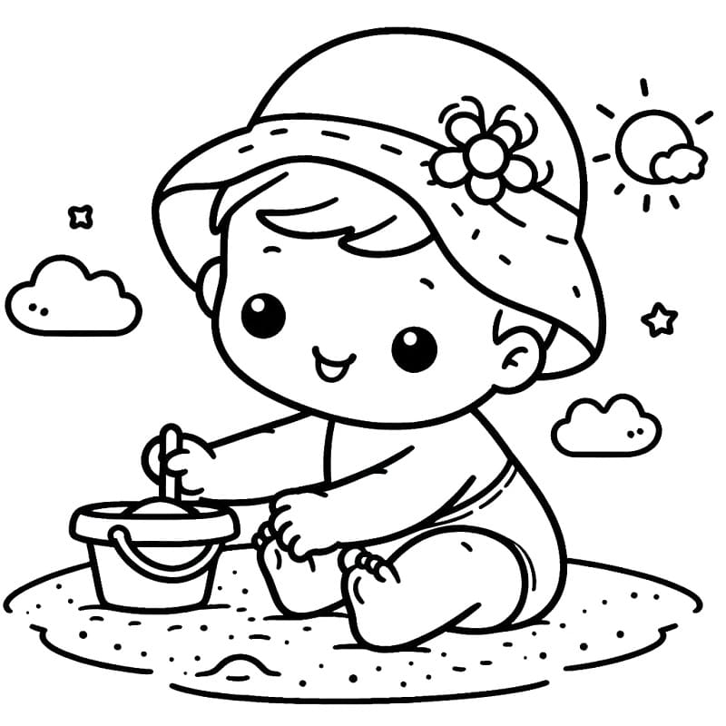 Baby on the Beach