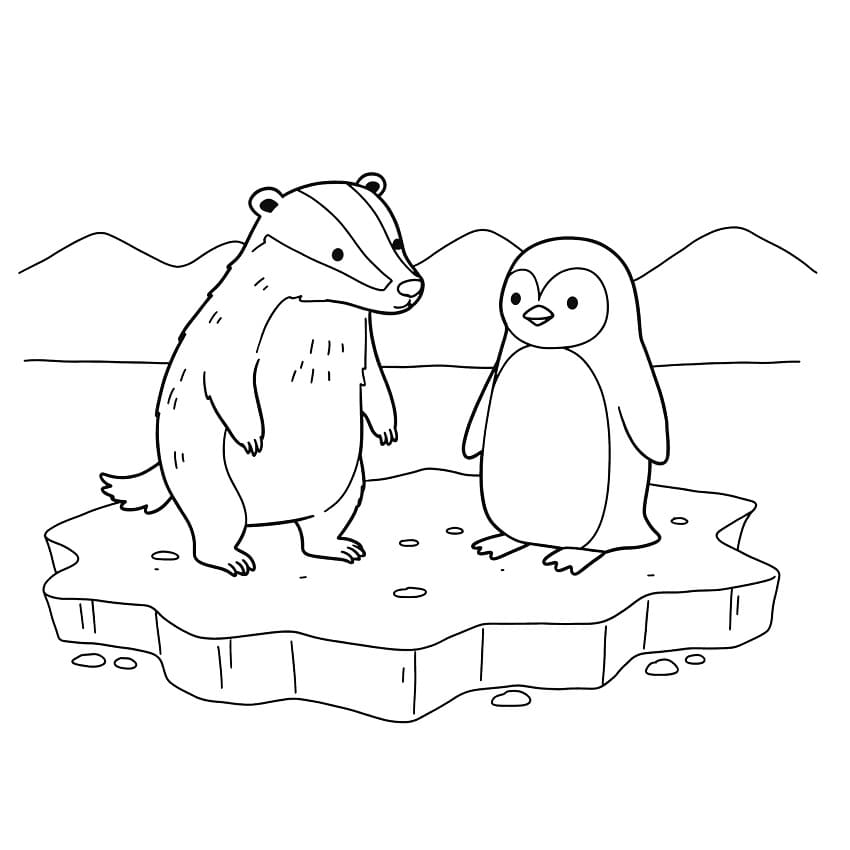 Badger and Penguin