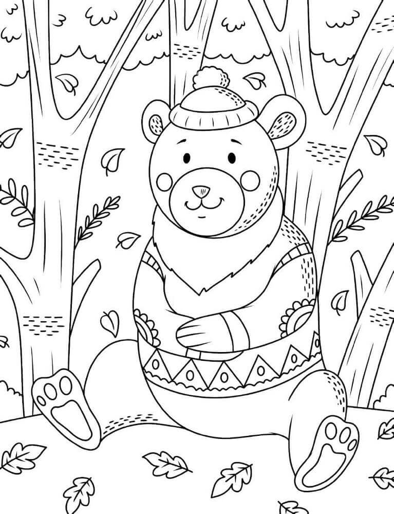 Bear Hygge Scandinavian