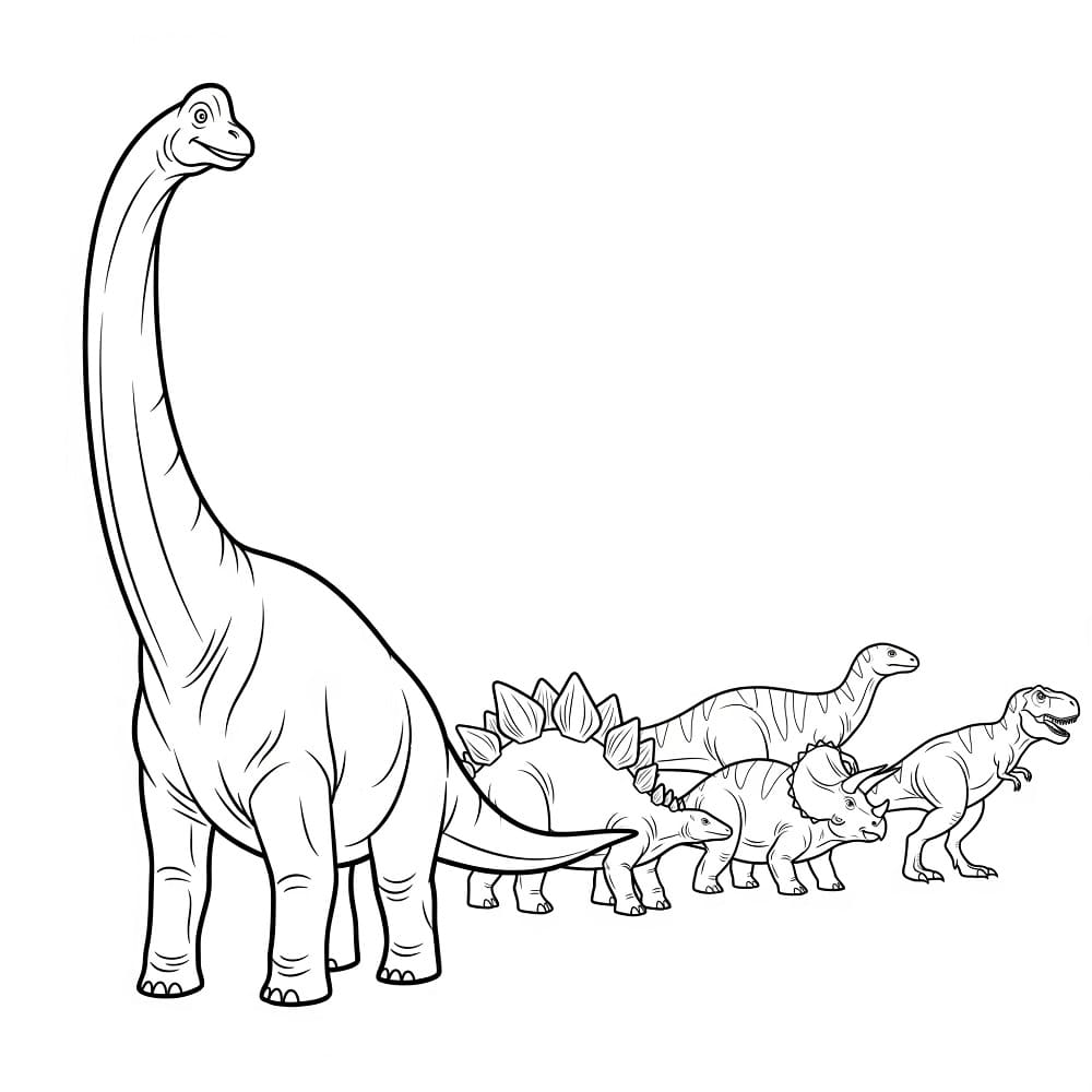 Brachiosaurus and Dinosaurs