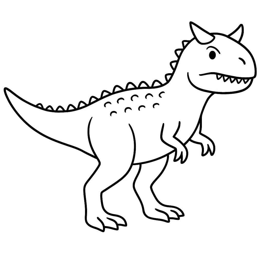 Carnotaurus coloring pages