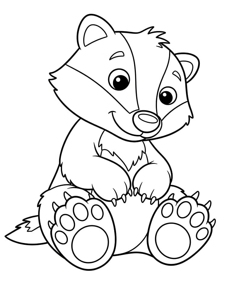 Cartoon Badger
