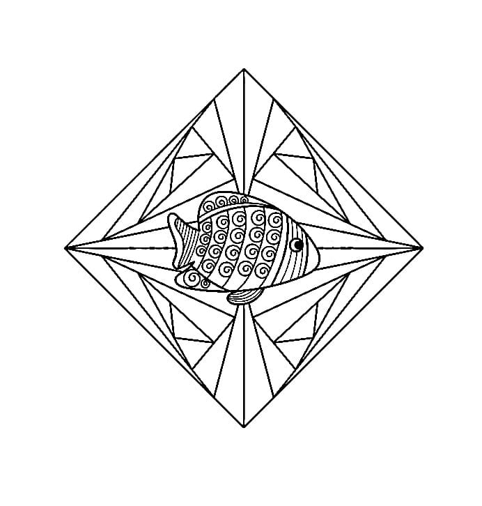 Crystal with Fish