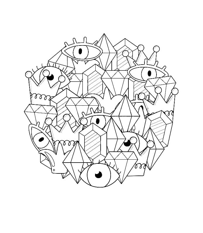 Crystals with Eyes