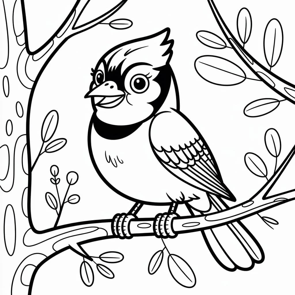 Cute Blue Jay