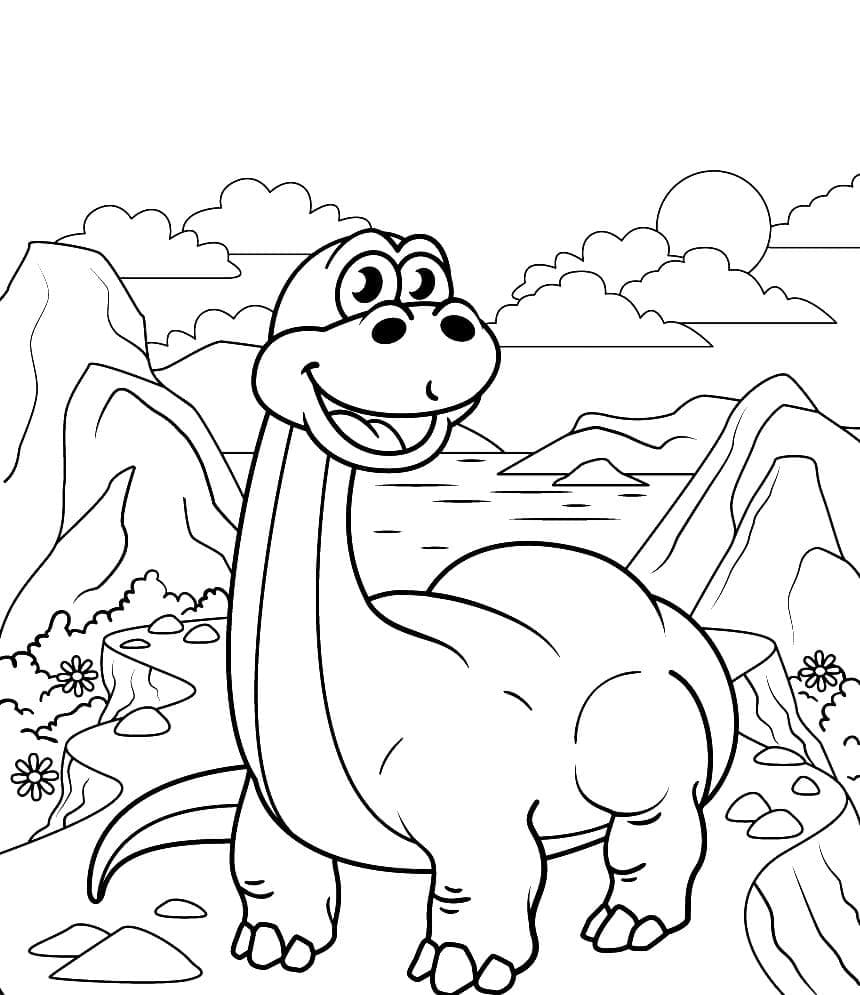 Cute Brachiosaurus