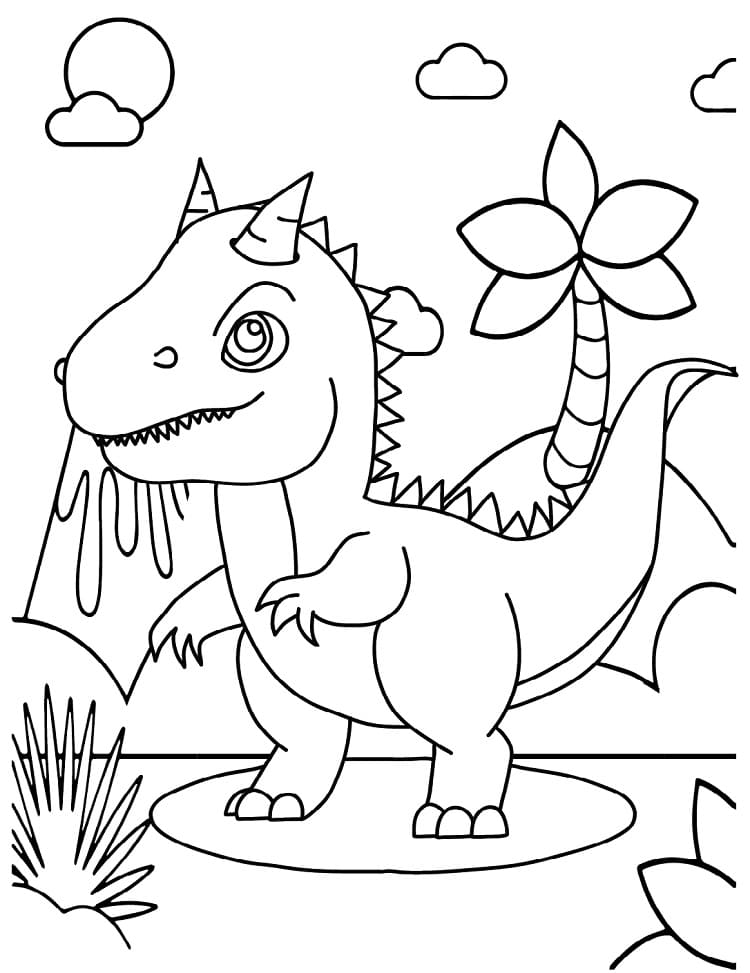 Cute Carnotaurus