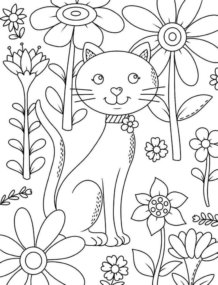 Cute Cat Hygge Scandinavian