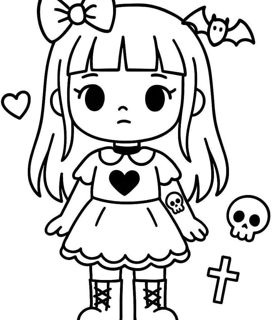 Cute Girl Pastel Goth