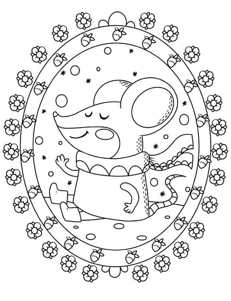 Cute Mouse Hygge Scandinavian