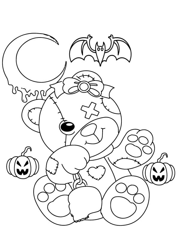 Cute Teddy Bear Pastel Goth