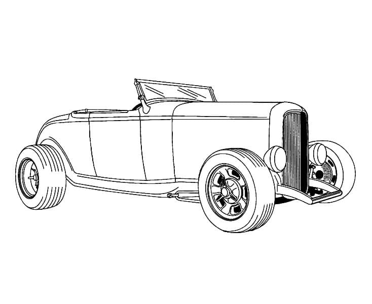 Drawing of Hot Rod