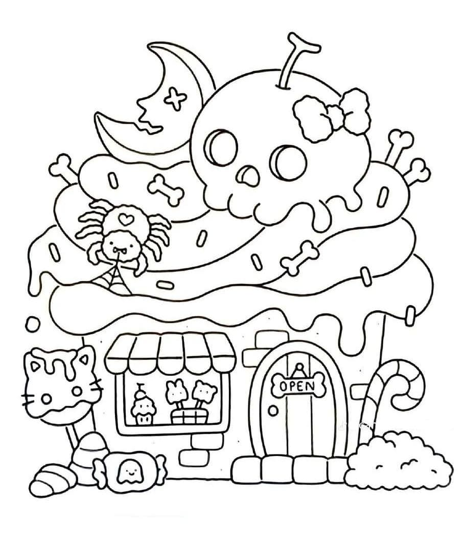 Drawing of Spooky Fuzzy
