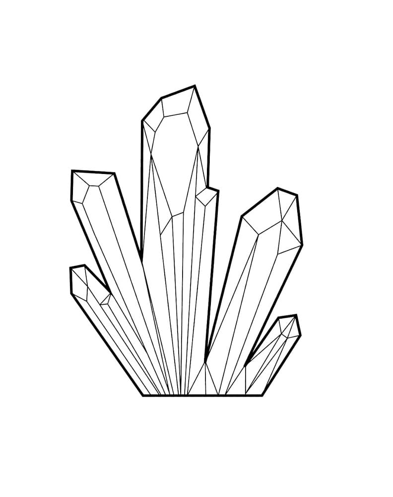 Free Drawing of Crystal