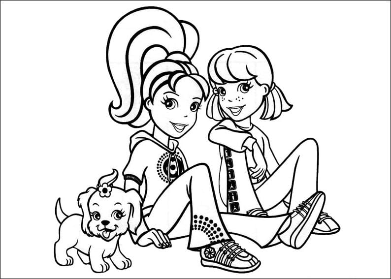 Free Drawing of Polly Pocket