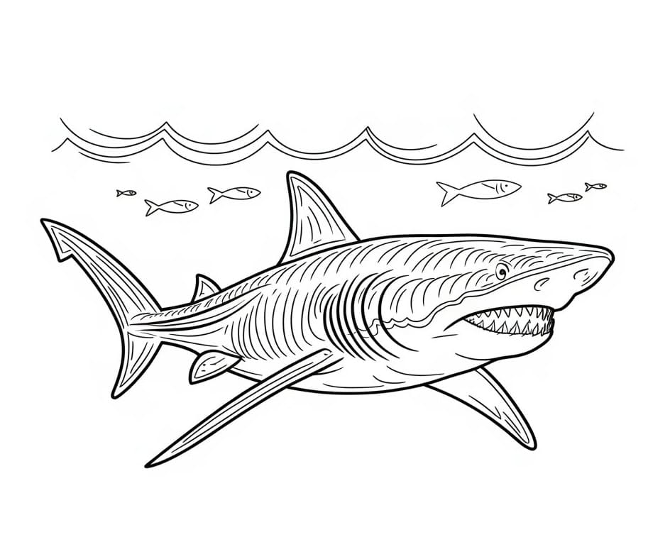 Free Printable Megalodon