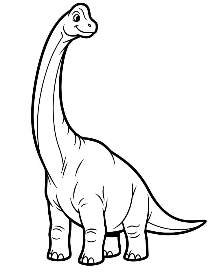 Friendly Brachiosaurus