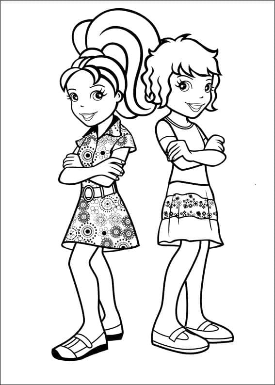Girls in Polly Pocket