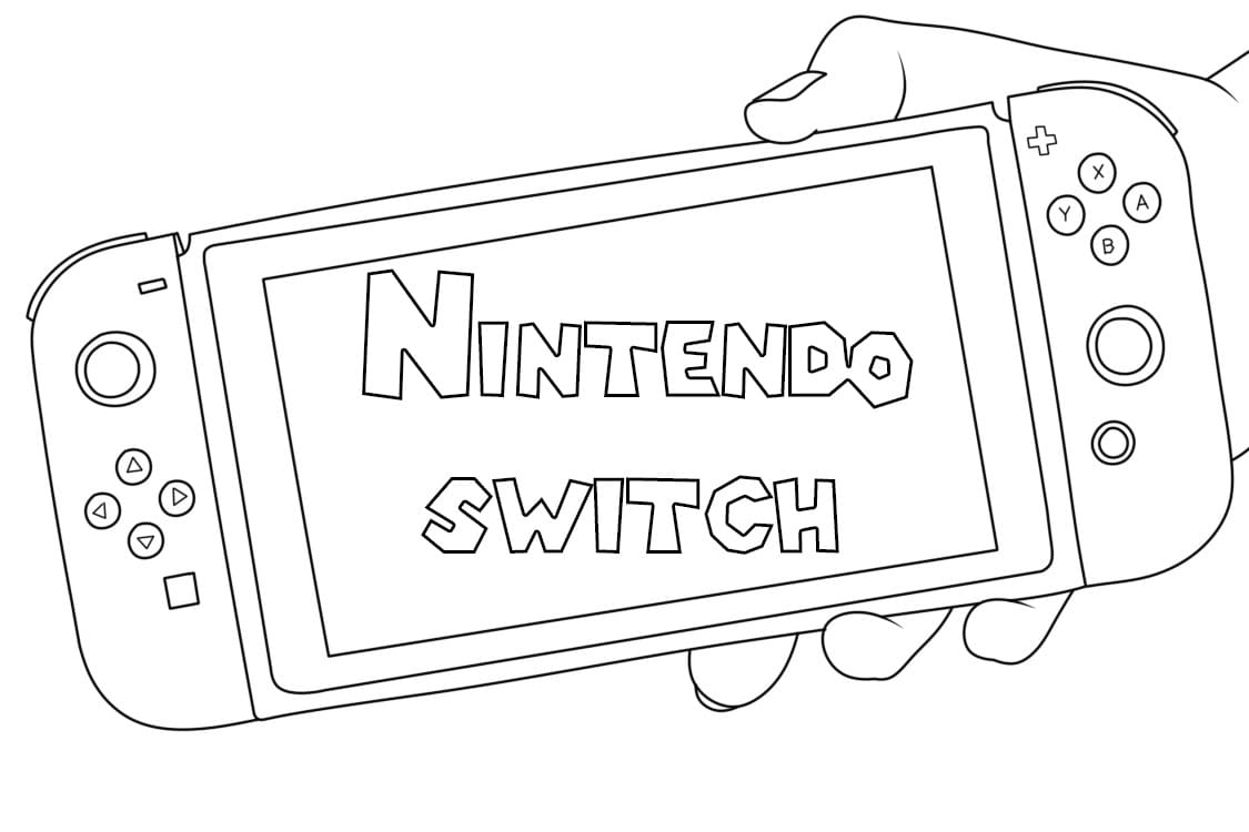 Holding Nintendo Switch