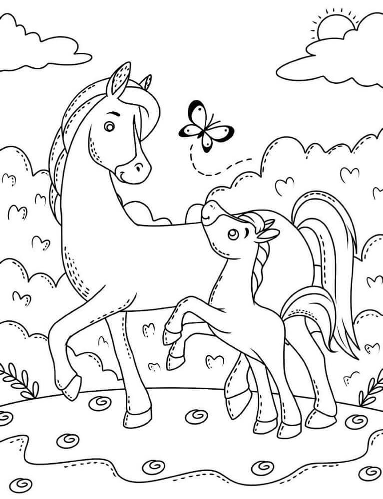 Horses Hygge Scandinavian