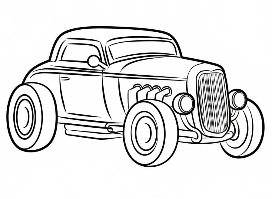 Hot Rod Free Printable
