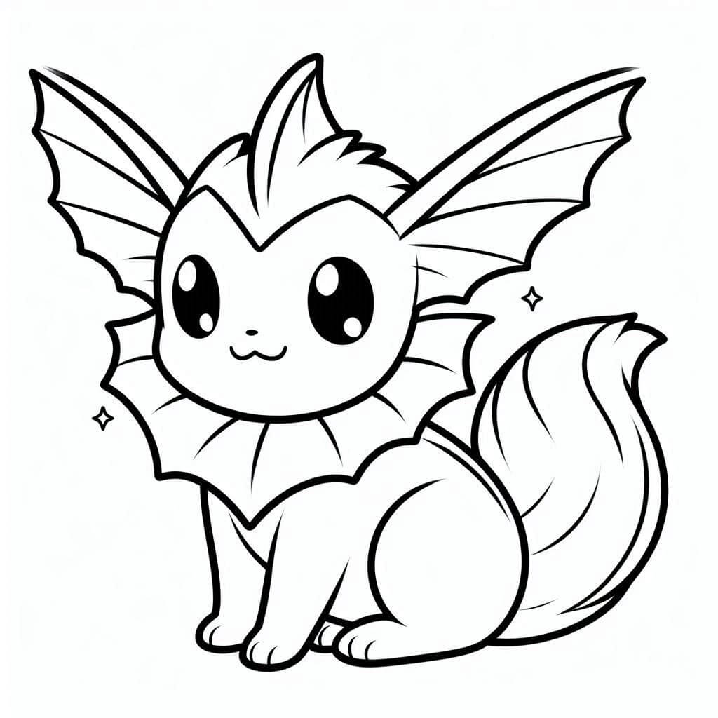 Kawaii Vaporeon Pokemon