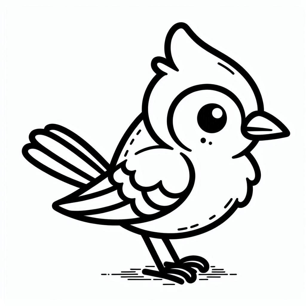 Little Blue Jay Bird
