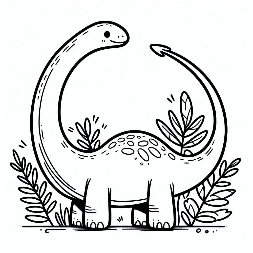Lovely Brachiosaurus Dinosaur