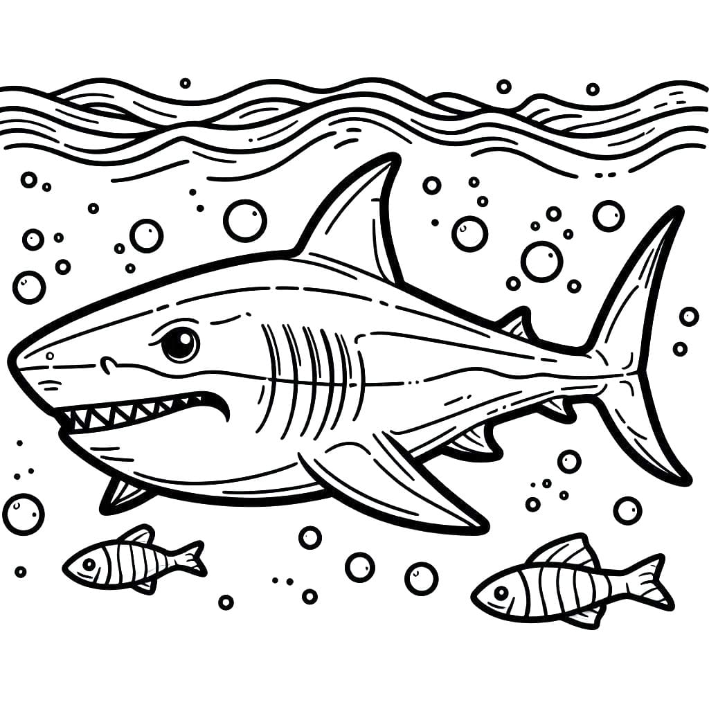 Megalodon Free Printable