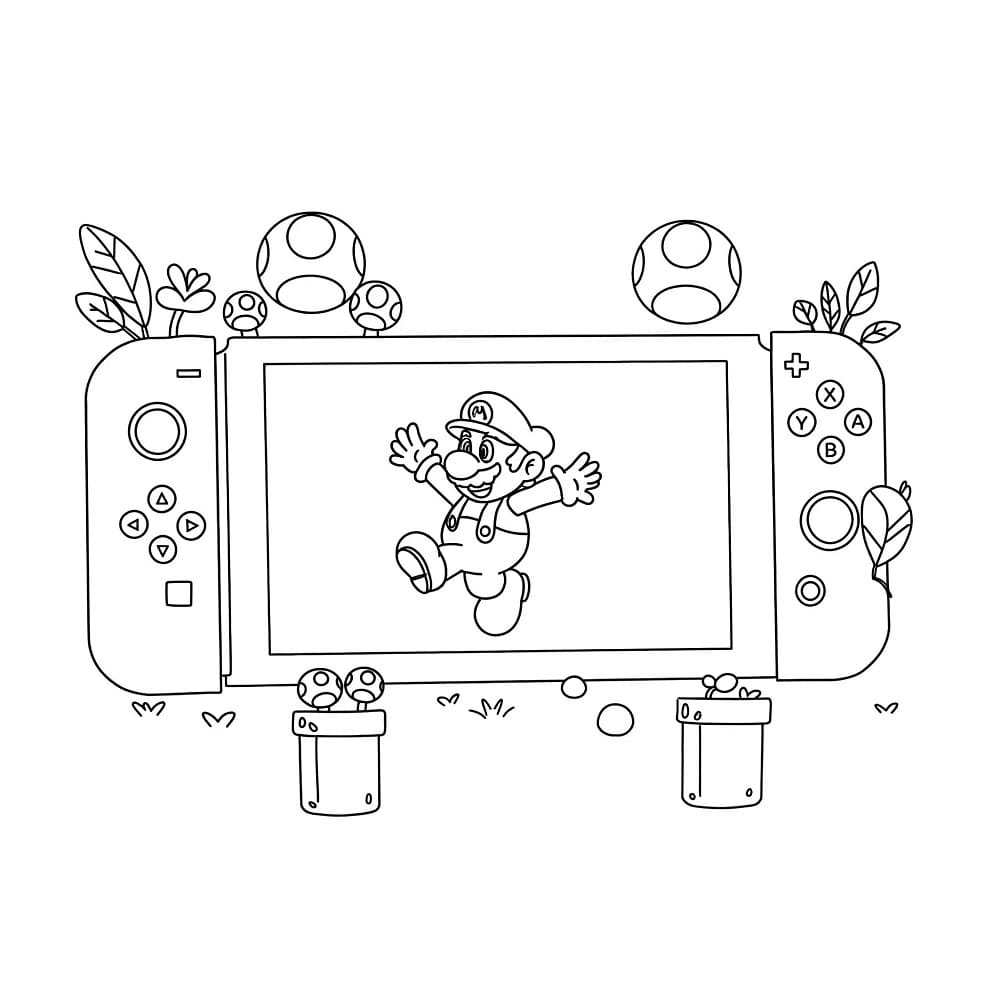 Nintendo Switch Plays Mario
