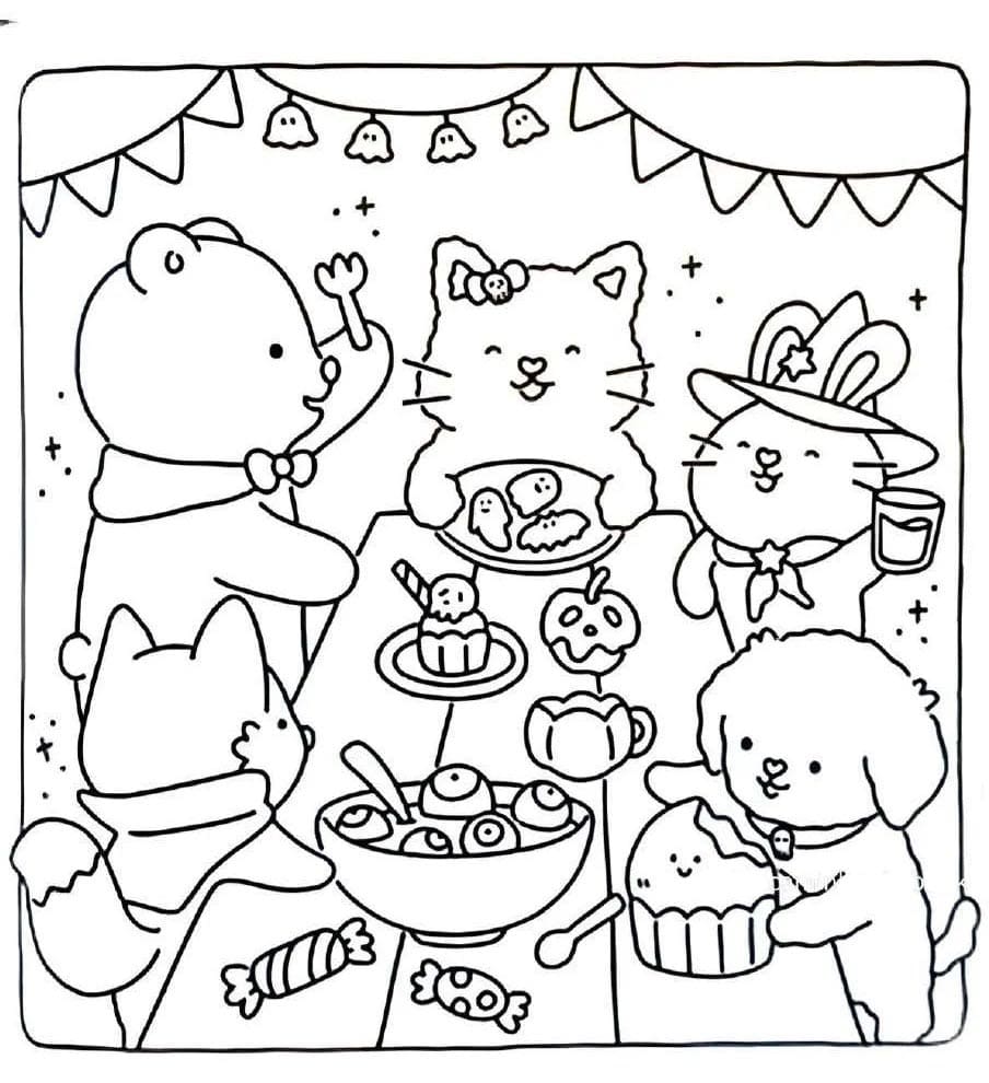 Party Spooky Fuzzy