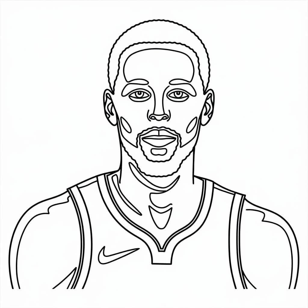 Portrait of Stephen Curry