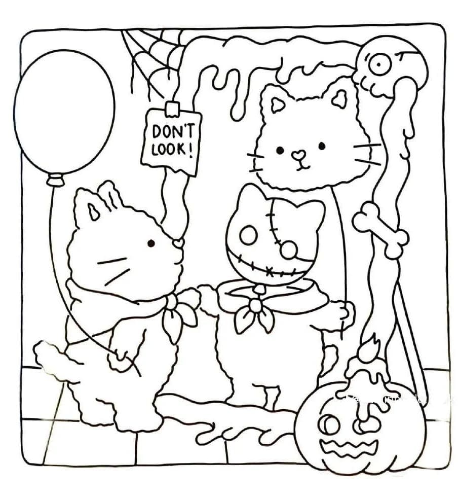 Print Spooky Fuzzy