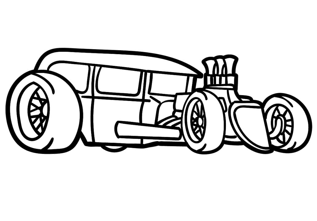 Printable Hot Rod