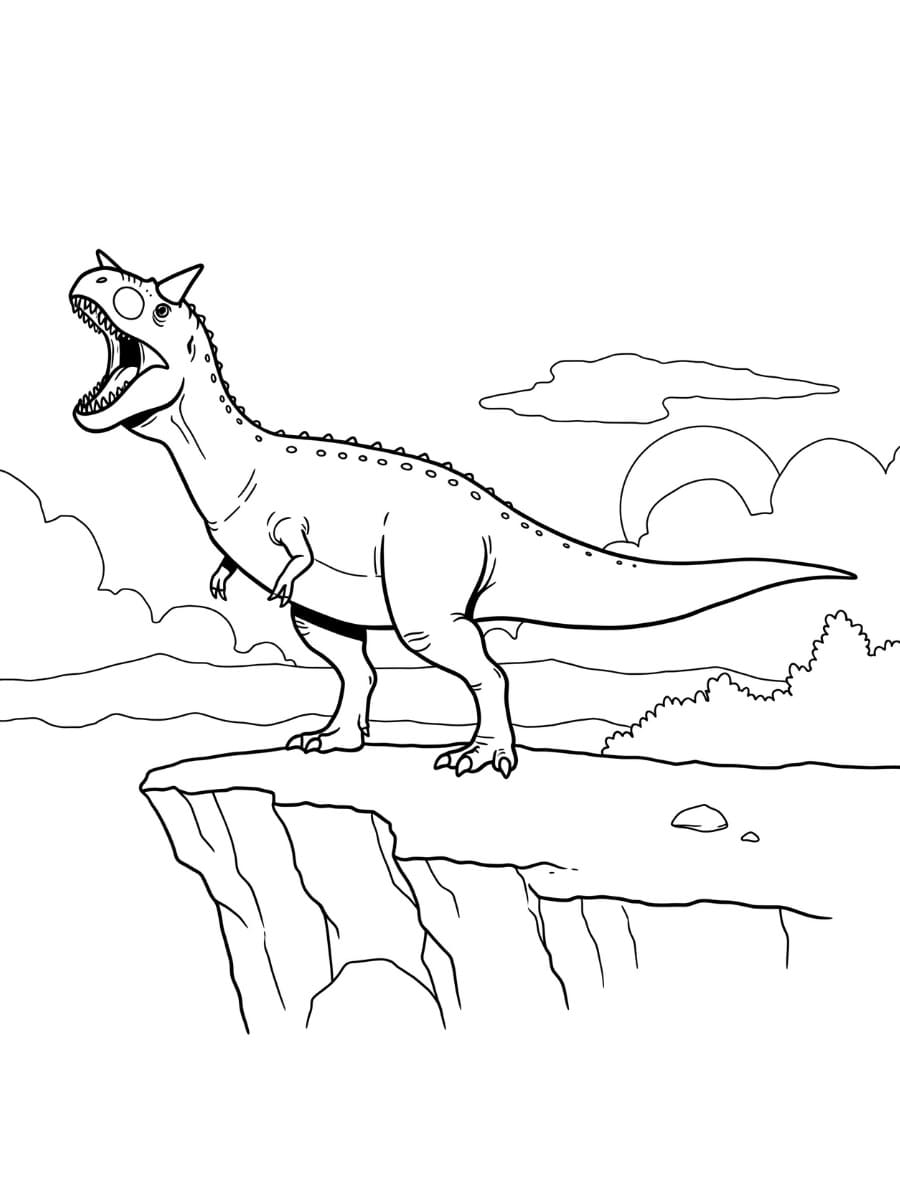 Roaring Carnotaurus