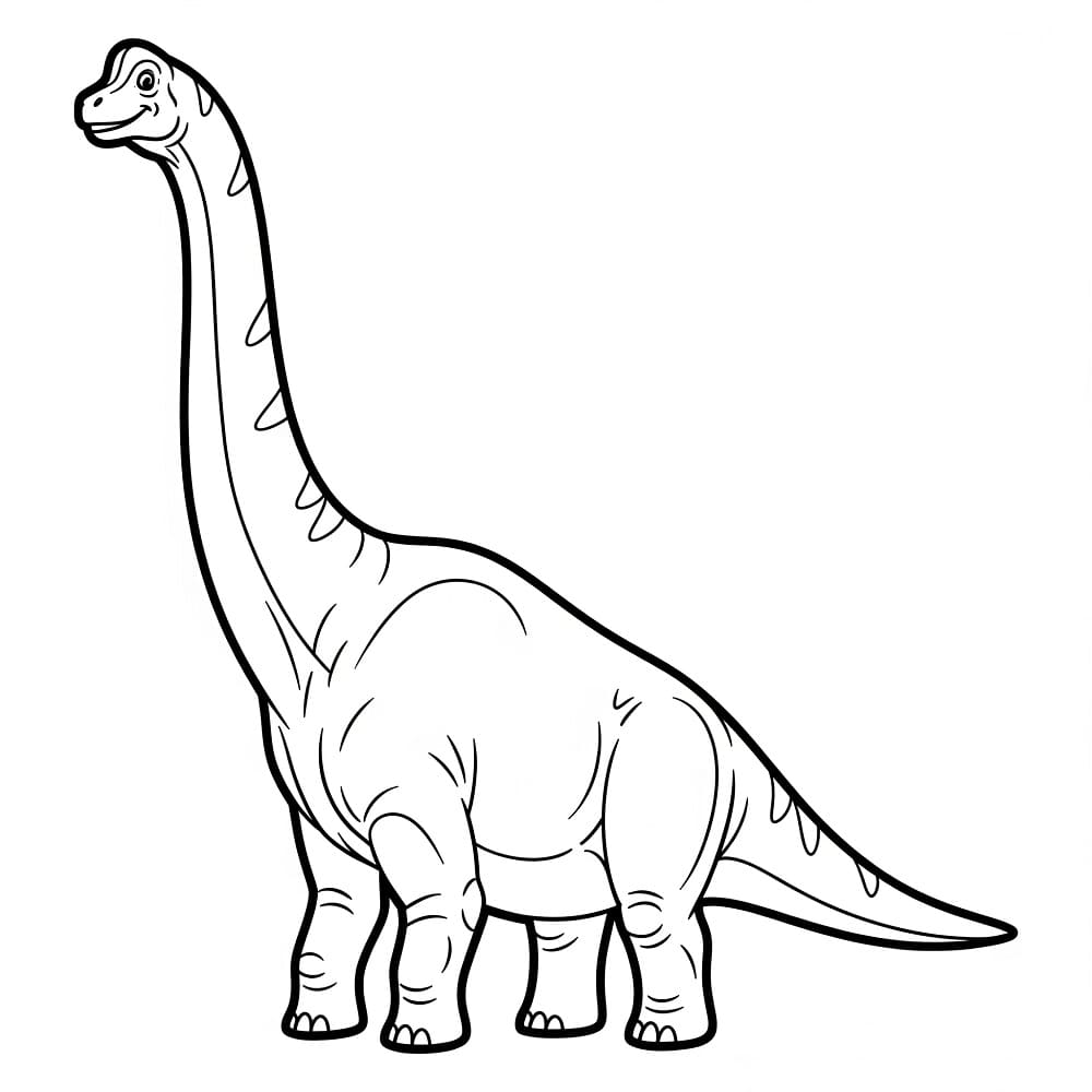 Smiling Brachiosaurus