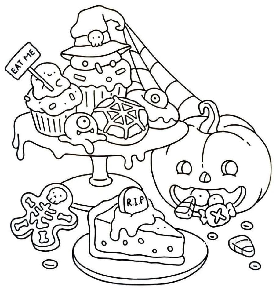 Spooky Fuzzy Sweets