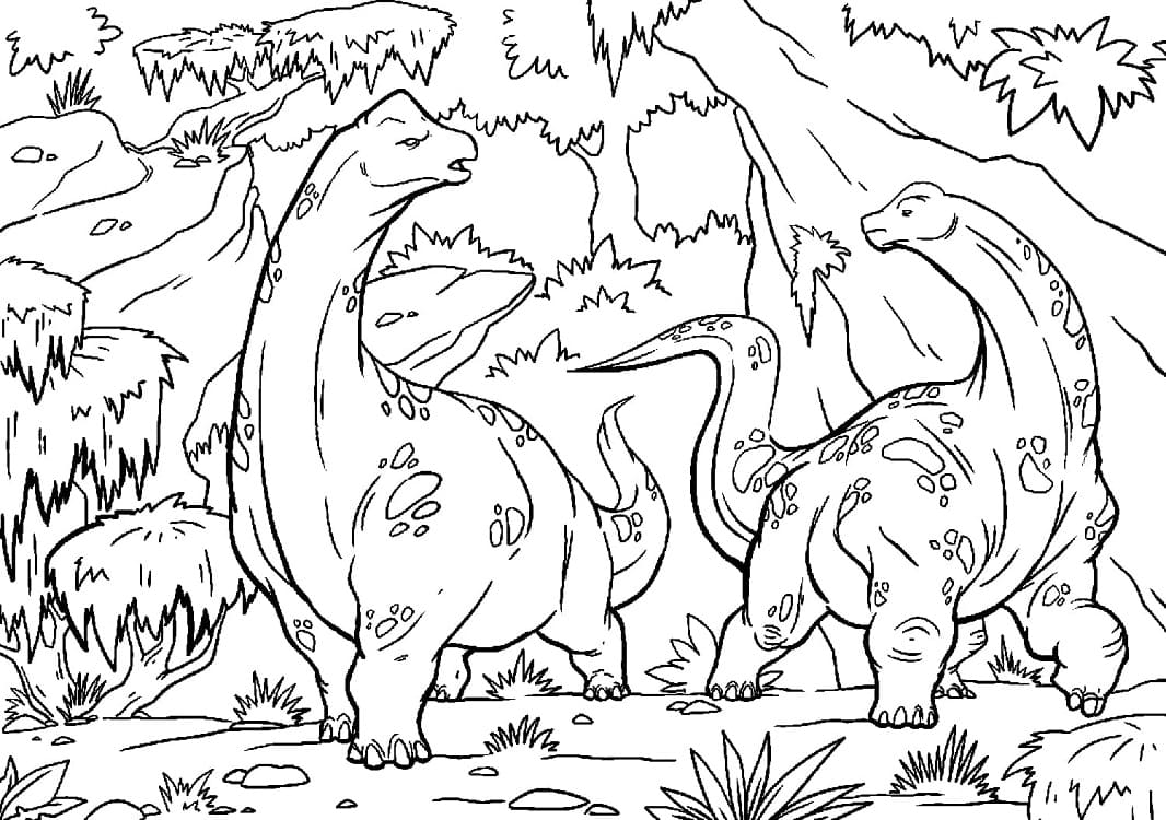 Two Brachiosaurus
