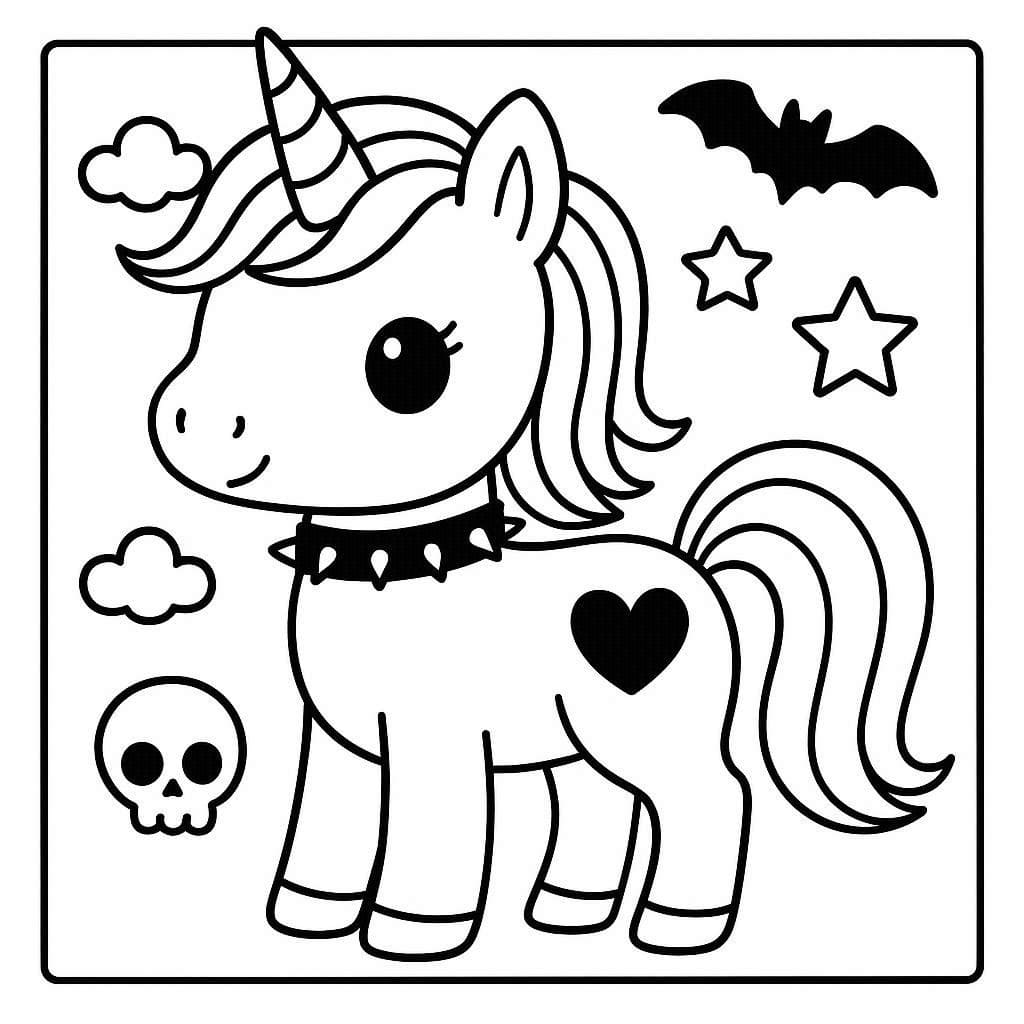 Unicorn Pastel Goth