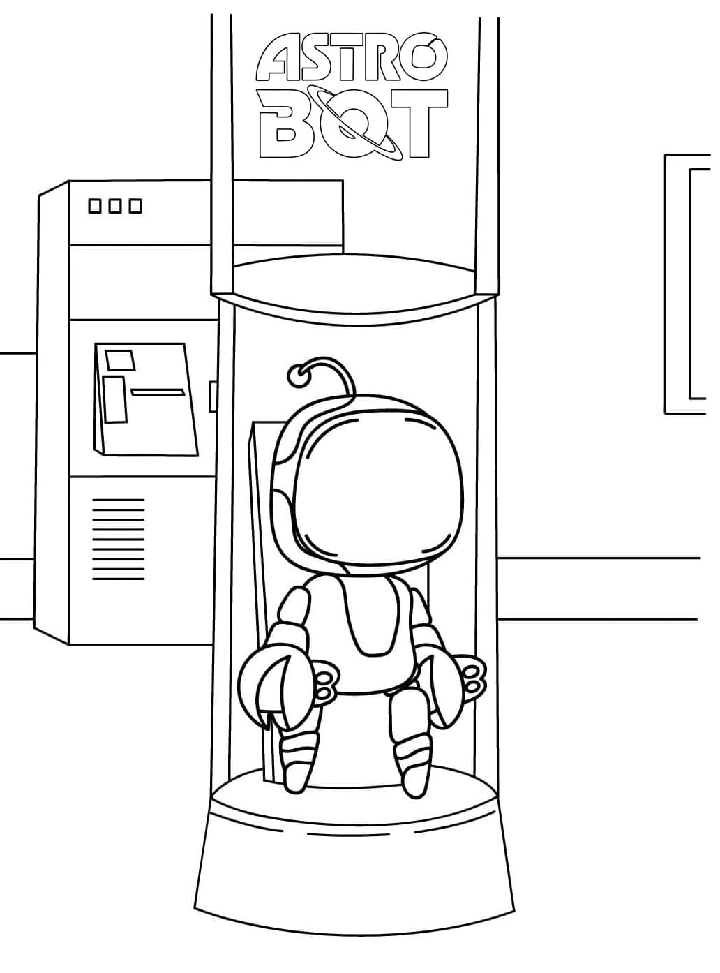 Drawing of Astro Bot